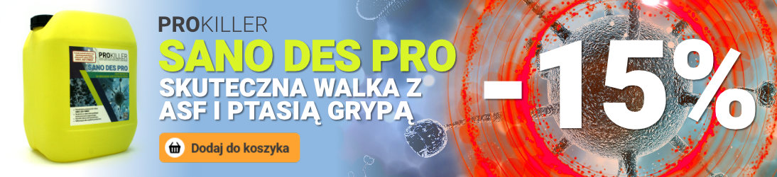 Sano Des pro - skuteczna walka z ASF i Ptasią grypą